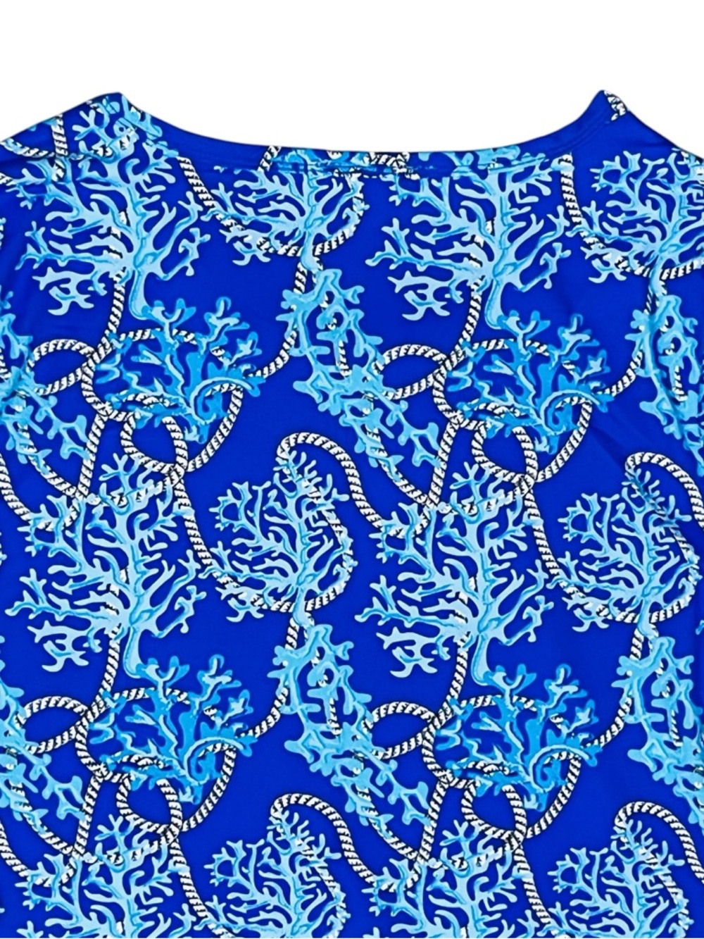 Anthony’s Resort Florida By Lulu-B Dress UP 50+ Sea Coral Reef 3/4 Sleeve M NWOT - Picture 7 of 12